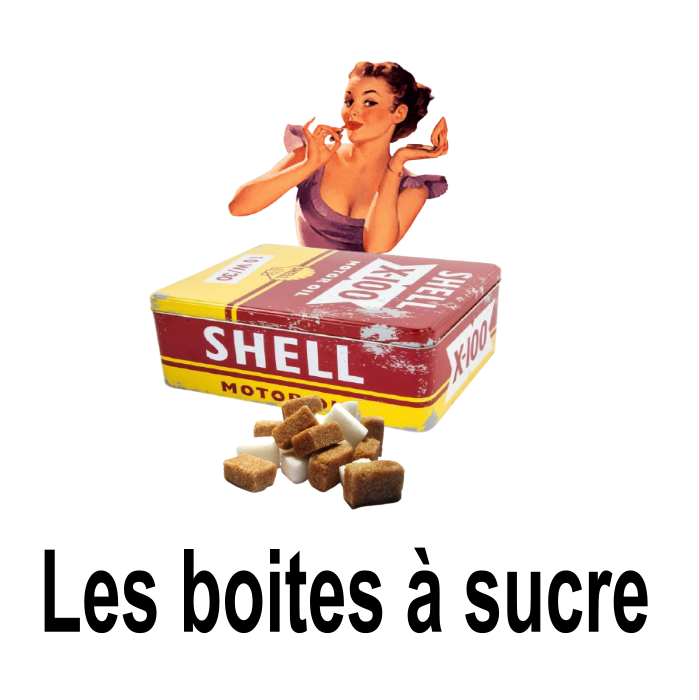 les boîtes à sucre vintage