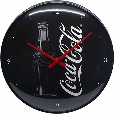 horloge-coca-cola-noire-collection-vintage-retro