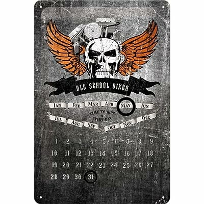 calendrier-metal-old-school-biker