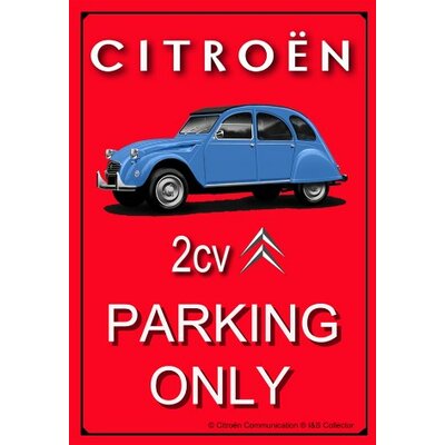 magnet publicitaire citroen 2 cv