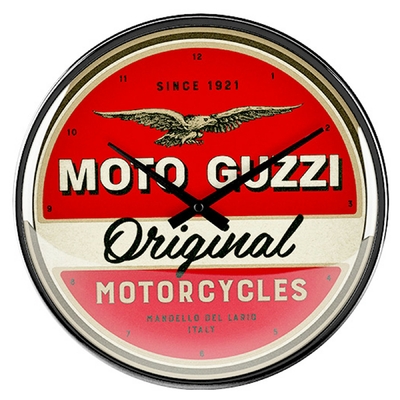 horloge murale moto guzzi vintage rétro