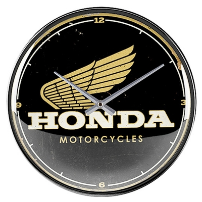 horloge murale publicitaire moto honda