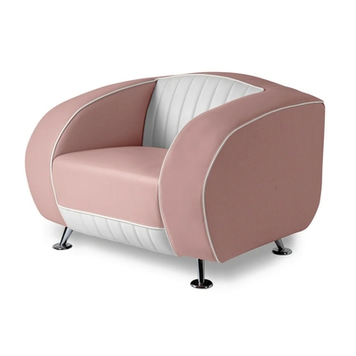 Canapé 1 place delucas rose mobilier américain