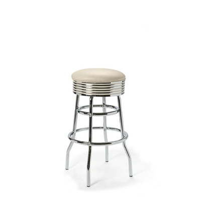 Tabouret de bar luxe haut Palace mobilier américain blanc