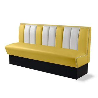 banquette de diner mobilier américain simple CB 180 jaune