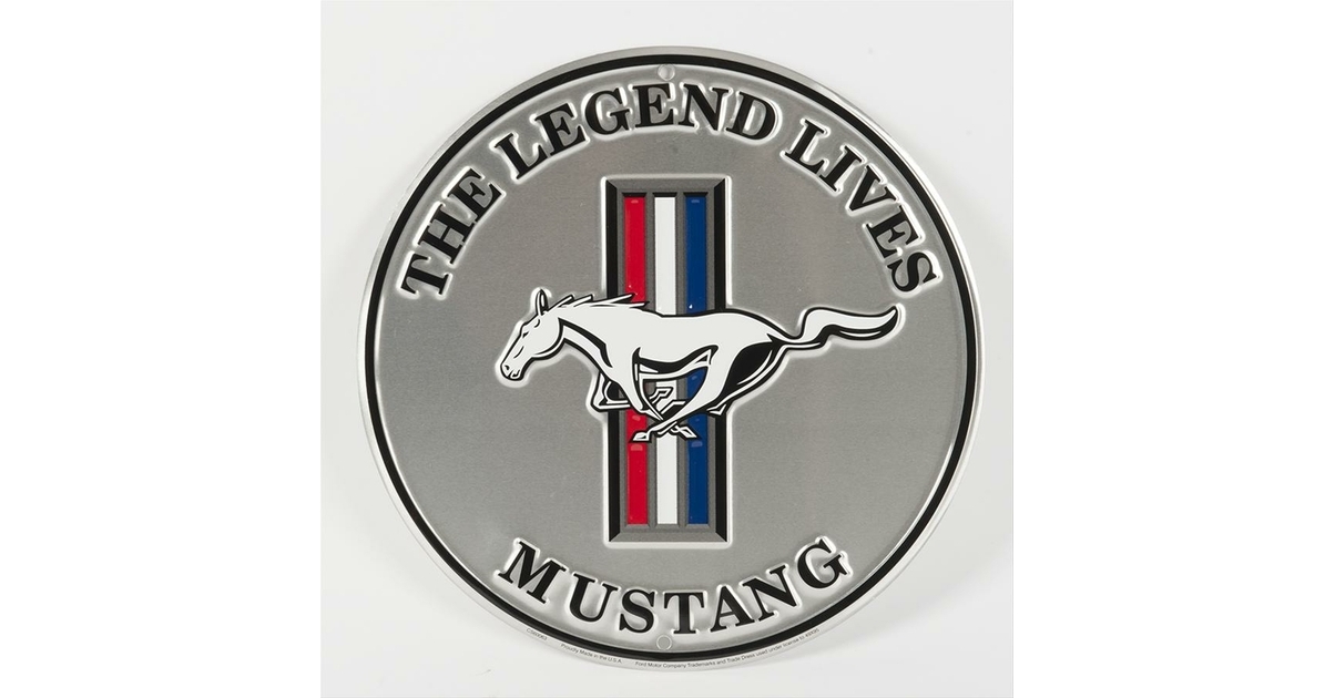 Plaque Murale Décoration Mustang - Plaque Décoration Mustang