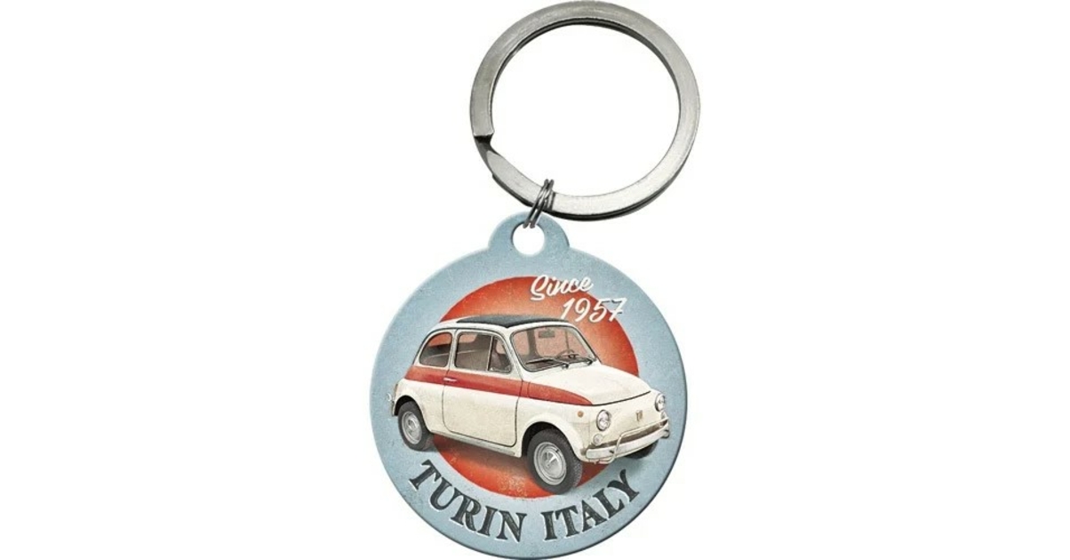 Fiat 500 – Récipient En Cristal – Porte-objets Décoratif – 20 Cm – Pièce Unique