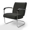 Chaise rétro confort Pullman noir