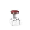 Tabouret de bar bas avec repose-pieds Airline mobilier américain ruby
