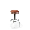 Tabouret de bar Comet MP 77 Chrome ocre mobilier américain