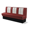 banquette de diner mobilier américain simple CB 180 rouge ruby