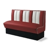 banquette de diner mobilier américain simple CB 150 rouge ruby