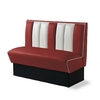 banquette de diner mobilier américain simple CB 120 rouge ruby