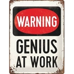 plaque-publicite-tole-warning-retro