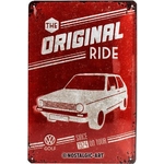 plaque-metal-vintage-vw-golf-collection-emaillee