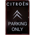 plaque-emaillee-citroen-parking-vintage
