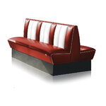 Banquette de Diner 3 places double mobilier américain 150db RUBY