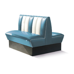 Banquette de Diner 2 places double mobilier américain HW-120DB_BLUE