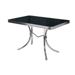 table de diner américain TO-36 noire