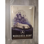 plaque déco rétro vintage mercedes benz