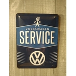 plaque métal publicitaire rétro vintage volkswagen service