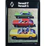 Plaque Décorative Vintage En Métal 'Renault 17' - Motif Rétro, Pour Décoration Murale Ou Atelier