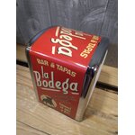 distributeur de serviettes publicitaire déco la bodega rétro vintage