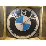 horloge pendule déco publicitaire logo bmw rétro vintage