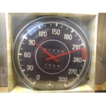 horloge pendule déco publicitaire compteur mercedes-benz rétro vintage
