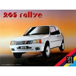 plaque-metal-relief-peugeot-205-rallye