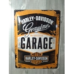 plaque métal déco harley davidson garage rétro vintage