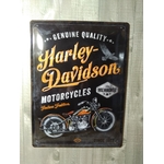 plaque métal déco harley davidson motorcycles rétro vintage