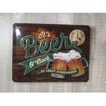 plaque métal déco bar bistrot beer rétro vintage