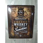 plaque métal déco bar publicitaire whisky rétro vintage