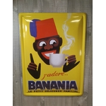 Plaque Acier vintage 30 X 20 décoration Banania 5 - Décoration