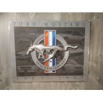 plaque métal déco publicitaire ford mustang rétro vintage