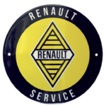 plaque-emaillee-renault-logo