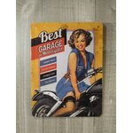 plaque métal déco publicitaire best garage rétro vintage