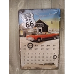Plaque Métal Publicitaire Bombée VESPA – Calendrier 20x30cm En Relief – Neuf