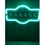 enseigne lumineuse déco publicitaire garage rétro vintage