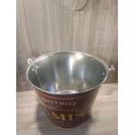 seau à glaçons métal alimentaire bistrot des amis