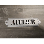 plaque émaillée atelier