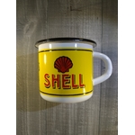 mug tasse émaillé publicitaire huiles shell