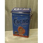 boite métal hermétique cacao rétro vintage