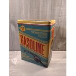 boite métal gasoline rétro vintage