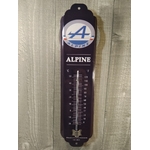 thermomètre métal logo alpine