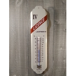 thermomètre métal publicitaire licence IV rétro vintage