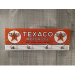 accroche-clé émaillé publicitaire texaco