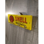 accroche clé émaillé shell rétro vintage