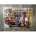 plaque métal déco publicitaire citroen traction